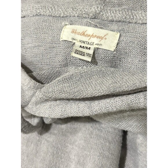 Weatherproof Vintage Women’s Sweater Hoodie Lightweight, Light Grey, Size Medium - Picture 2 of 5